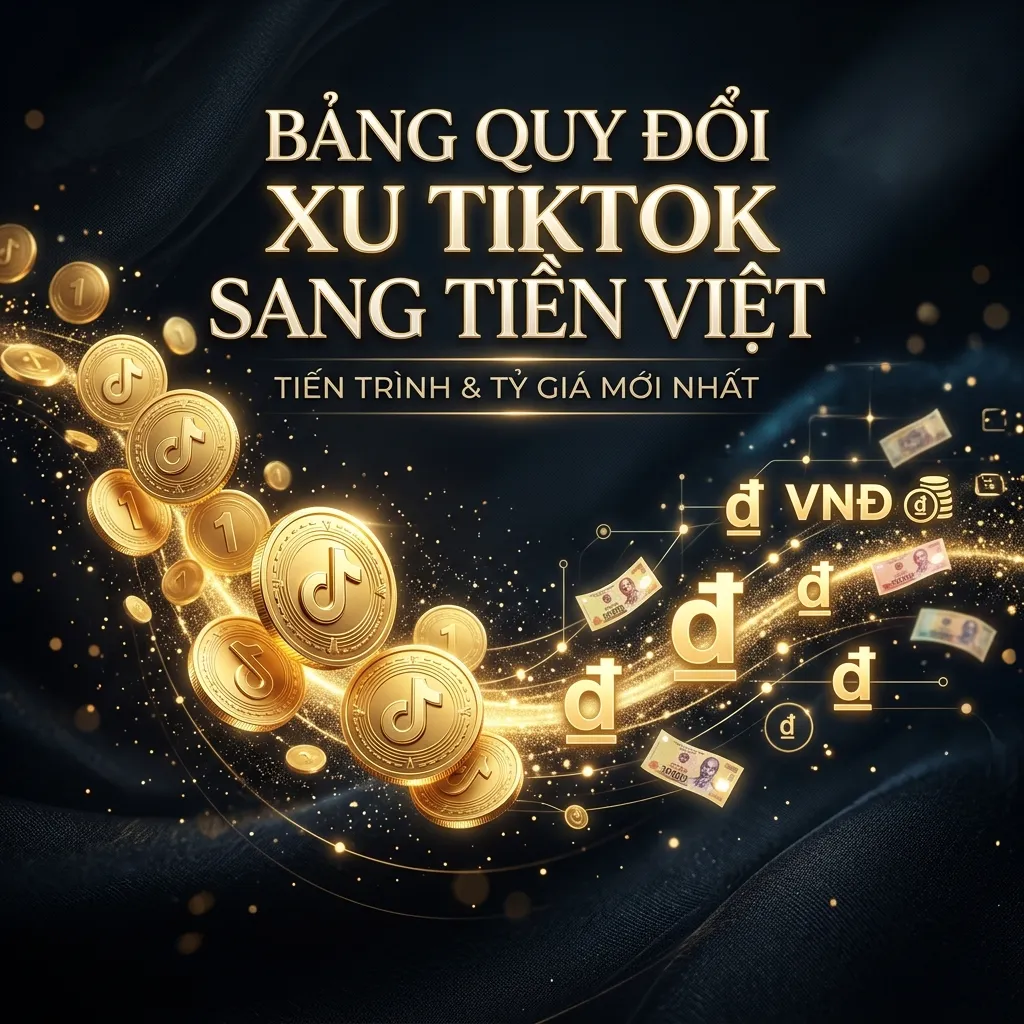 Bảng Quy Đổi Xu TikTok Sang Tiền Việt Nam Mới Nhất