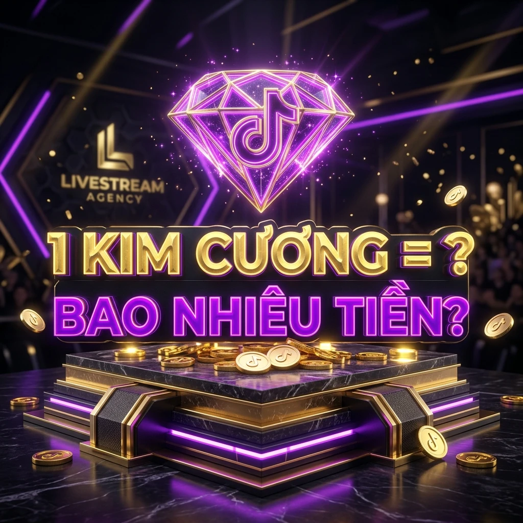 1 Kim Cương TikTok Bằng Bao Nhiêu Tiền