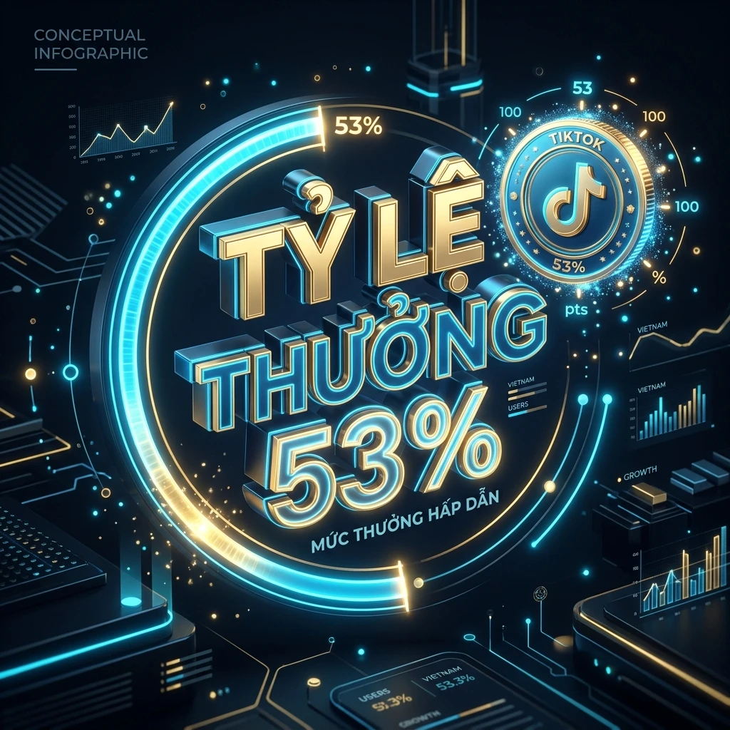 Bảng tỷ lệ thưởng kim cương TikTok